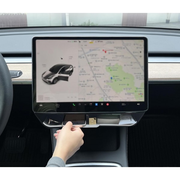 TESLA MODEL Y UYUMLU EKRAN ALTI EŞYA GÖZÜ