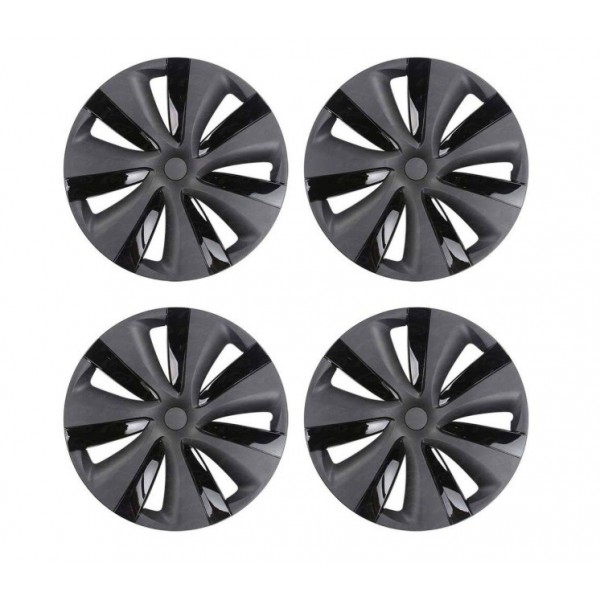 TESLA MODEL Y UYUMLU JANT KAPAĞI 19'' MS TİP MAT GRİ T GÖBEK (4 ADET)