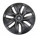 TESLA MODEL Y UYUMLU JANT KAPAĞI 19'' OEM TİP MAT SİYAH BEYAZ T GÖBEK (4 ADET )