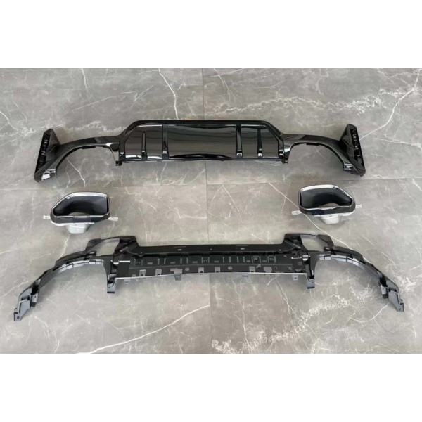 BMW 3 SERİSİ G20 LCİ UYUMLU M340i DİFÜZÖR + EGZOZ UCU SET 2022+