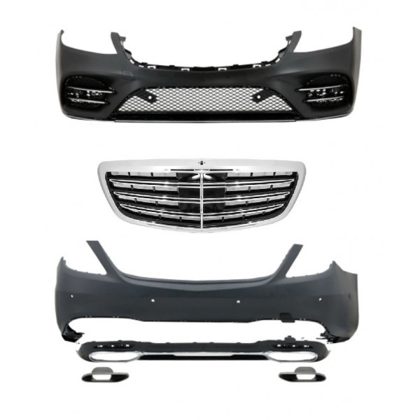 MERCEDES S SERİSİ W222 MAKYAJLI S400 AMG BODY KİT 2018-2021