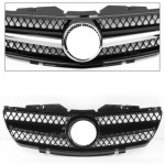 MERCEDES SL SERİSİ R230 UYUMLU MAKYAJSIZ KASA KROM-SİYAH PANJUR 2002-2005