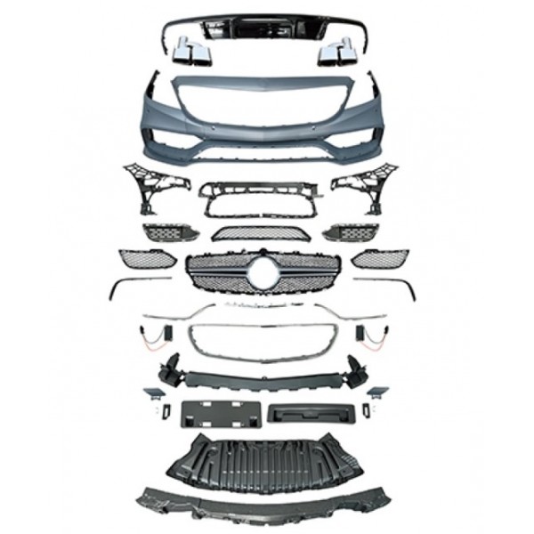 MERCEDES W218 UYUMLU MAKYAJLI CLS63 AMG BODY KIT 2011-2018