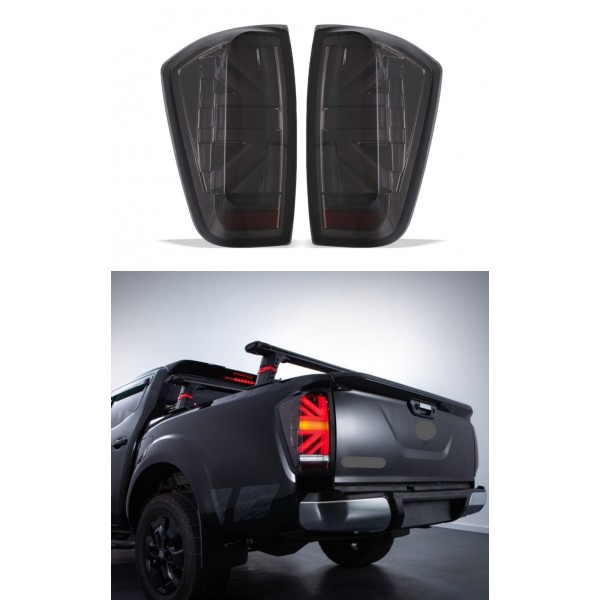 NISSSAN NAVARA UYUMLU MAKYAJLI FÜME STOP SETİ 2015-2021