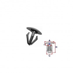 KAPUT İZOLASYON KLİPSİ (10 ADET) 813350022