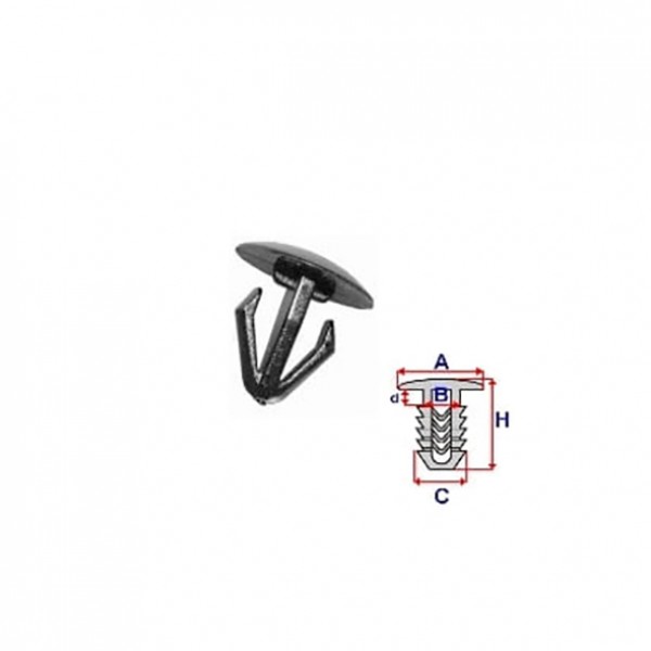 KAPUT İZOLASYON KLİPSİ (10 ADET) 813350022