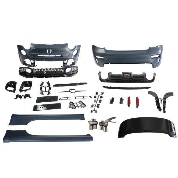 FİAT 500 ABARTH 595 UYUMLU COMPETİZİONE BODY KİT 2015-2022