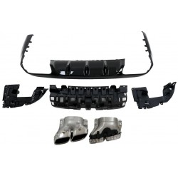 MERCEDES C238 UYUMLU E63 AMG DİFÜZÖR + EGZOZ UCU SET 2016-2020