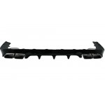 MERCEDES C238 UYUMLU E63 AMG DİFÜZÖR + EGZOZ UCU SET 2016-2020