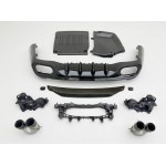 MERCEDES C236 CLE53 AMG UYUMLU DİFÜZÖR VE SİYAH EGZOZ UCU 2024+