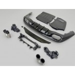 MERCEDES C236 CLE53 AMG UYUMLU DİFÜZÖR VE SİYAH EGZOZ UCU 2024+